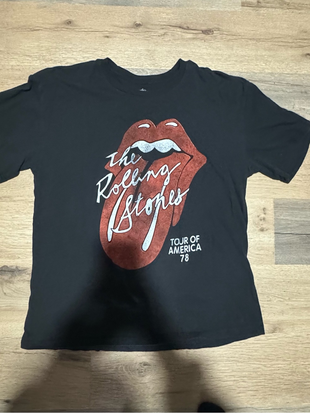 Black Rolling Stones Graphic Tshirt